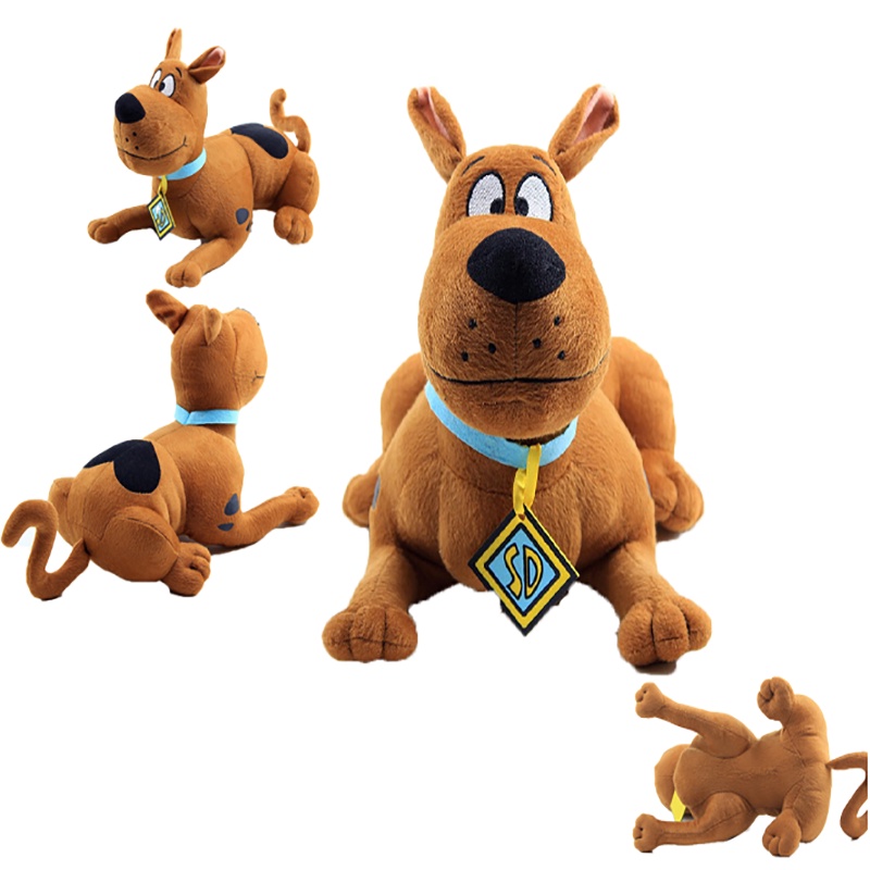 Mainan Plush Scooby-Doo 30cm /11.8in Boneka Kawaii Lembut Hewan Kartun Anak Hadiah