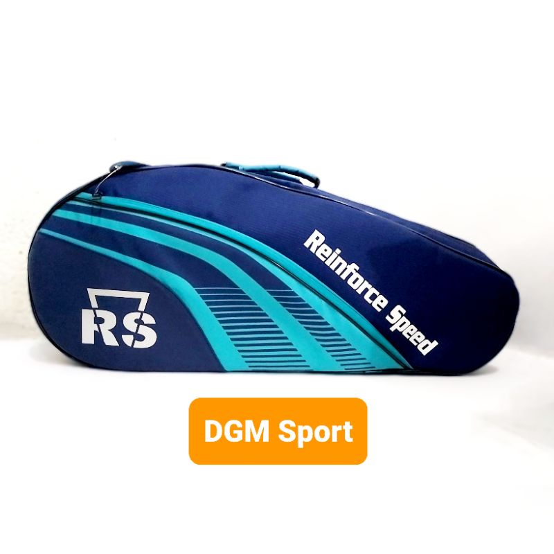Tas Badminton Reinforce Speed RS BT 6 Player 18 AD Navy Turquoiso