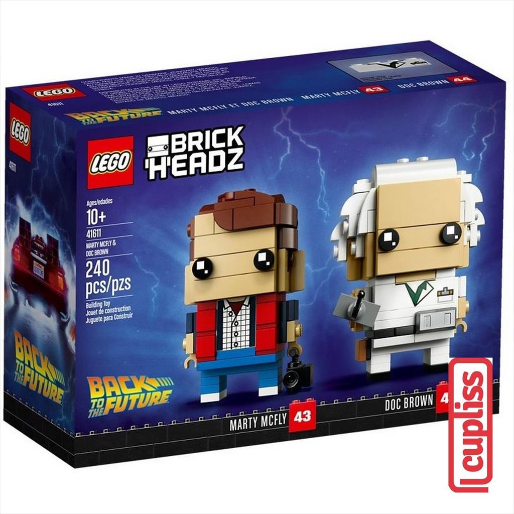 LEGO Brickheadz 41611 Marty Mc Fly &amp; Doc Brown