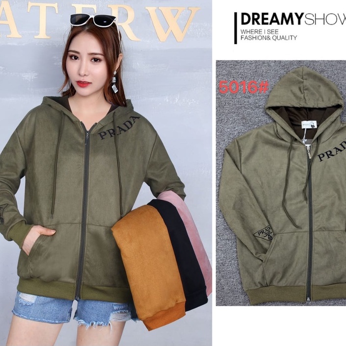 Jaket Suede Import Bordir Branded MOJO 5015-#5016