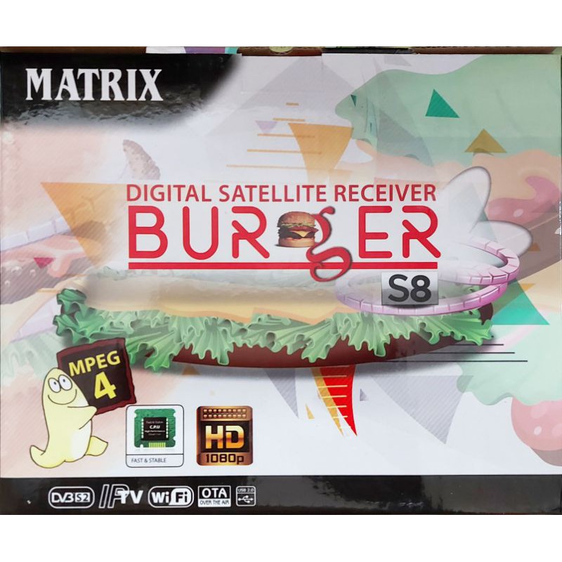 Receiver Matrix Burger S8 Mp4 Hd