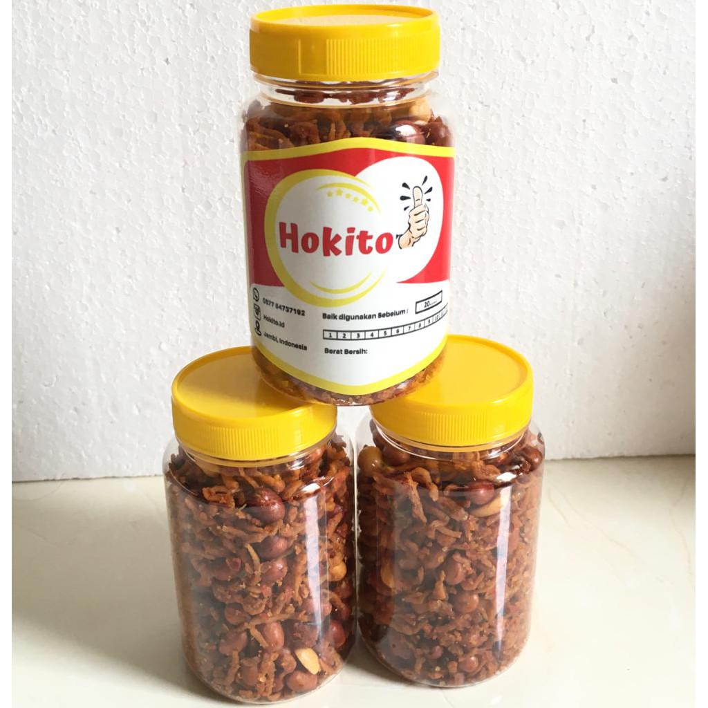 

SAMBAL IKAN TERI KACANG HOKITO - 150gr