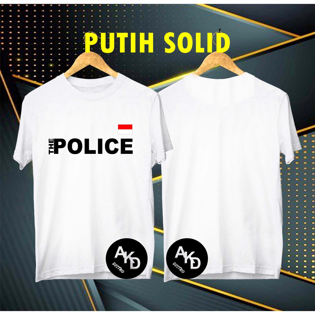 COD/KAOS THE POLICE BENDERA/KAOS EKSPRESI/KAOS HITS/KAOS BANDUNG/KAOS MURAH/KAOS DISTRO