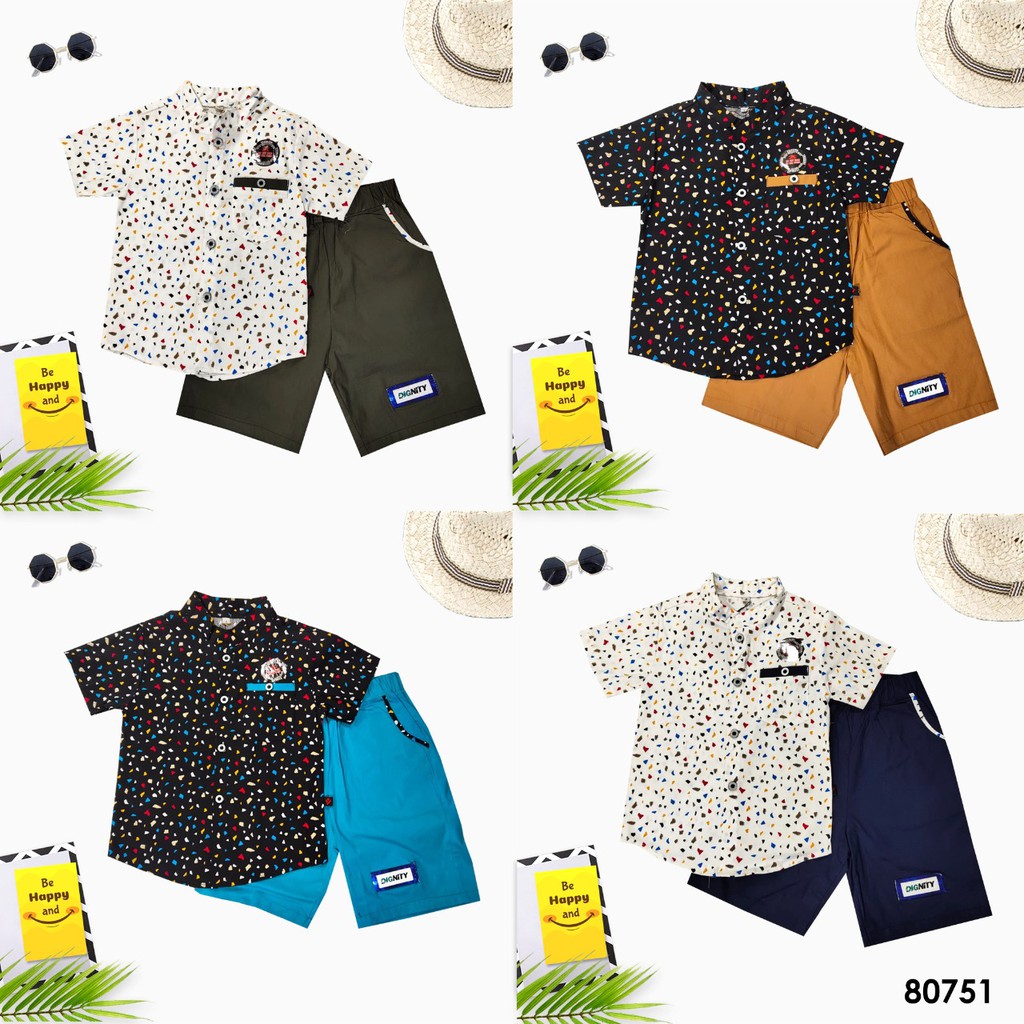 setelan yess kids size 22-26 usia 9-12th an