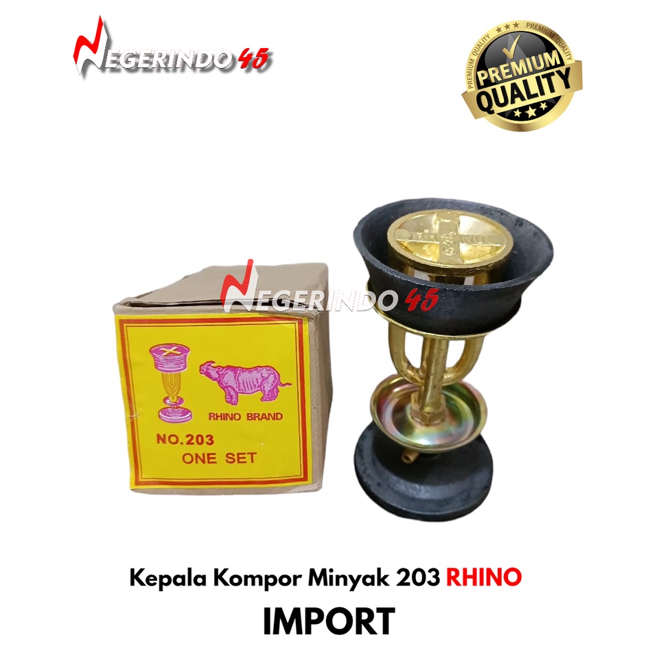 KEPALA KOMPOR MINYAK 203 RHINO / TYCOON / FILCO / LEESTAR KEPALA KOMPOR 203 SEMAWAR MINYAK