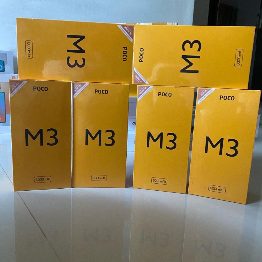 Xiaomi Poco M3 Ram 4/64 - 6/128 - Ram 4GB Rom 64GB - Ram 6GB Room 128GB - Baru - Garansi Resmi - Yel