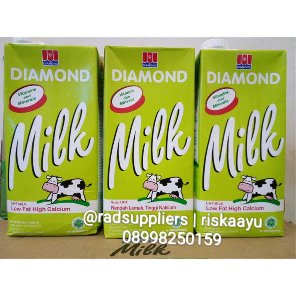 

Diamond UHT Milk Low Fat 1ctn 12liter Susu UHT Rendah Lemak 1ctn Terbaik