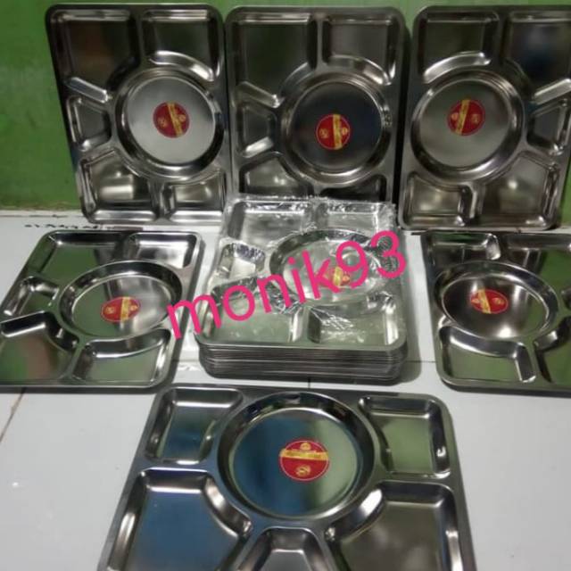 Tempat makan/food tray stainless