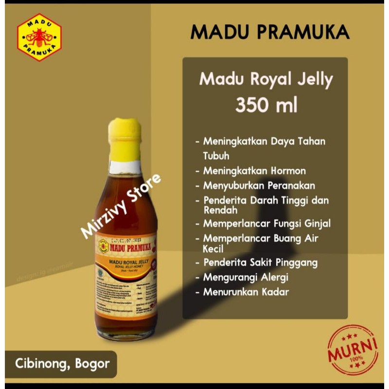 

MADU PRAMUKA ROYAL JELLY 350 ML