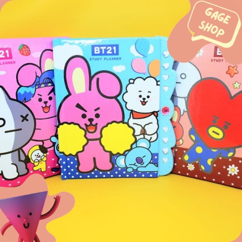 

buku diary buku tulis karakter bt21 buku lucu imut fancy unik keren bisa COD import termurah keperluan anak sekolah