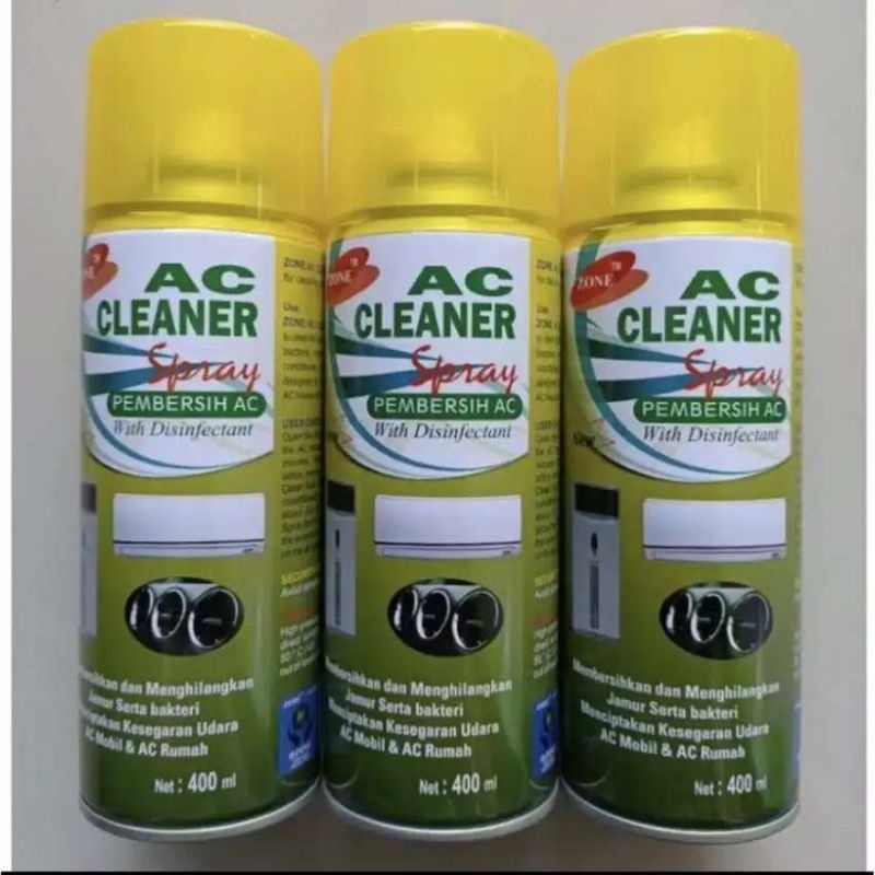 Zone AC Cleaner plus Disinfektan Pembersih dan pengharum AC Mobil dan Ruangan