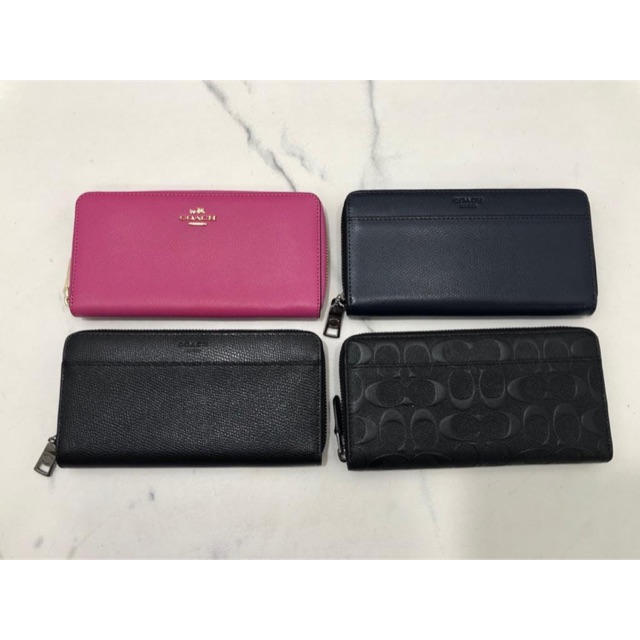 Coach pink signature men cewek dompet purse ori original