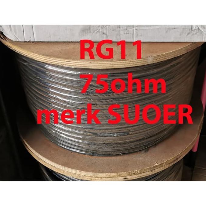 Kabel Coaxial RG11 merk PRO ( harga per meter )