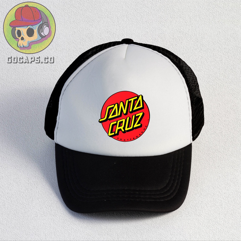 Santa Cruz | Trucker Hat | Topi Pria | Trucker | Baseball | Brand | Topi Jaring | Gocaps