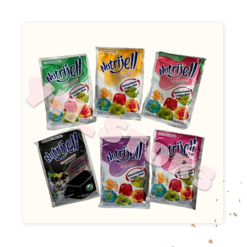 

Nutrijell 10gram / Bubuk Agar Jelly Pudding Instan Nutrijell