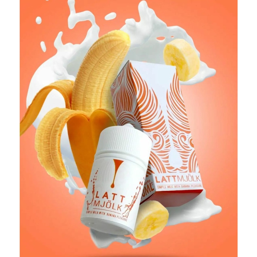 LATT MJOLK V2 MILK WITH BANANA 60ML MJOLK BANANA AUTHENTIC