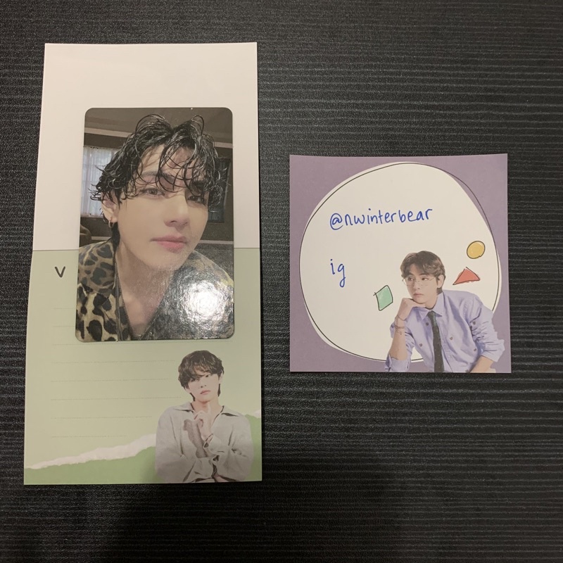 PHOTOCARD TAEHYUNG BLURAY MEMORIES 2020 BR20 MEMO20