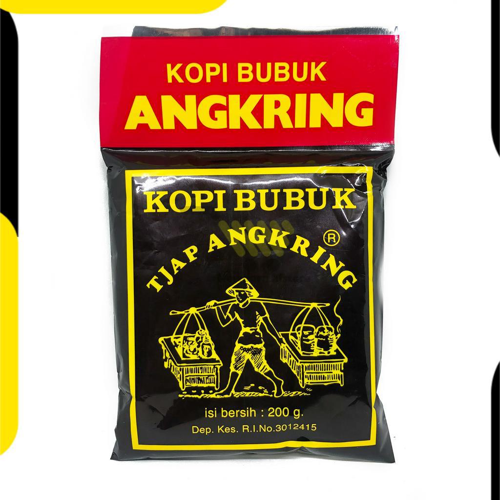 KOPI BUBUK ANGKRING SOLO 200 gram / KOPI TJAP ANGKRING TOKO PODJOK SOLO / KOPI TUBRUK TRADISIONAL