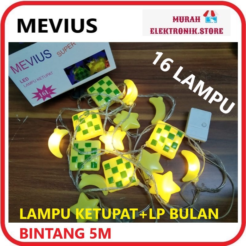 Lampu Hias Lebaran lampu hias bentuk Bulan Bintang Ketupat