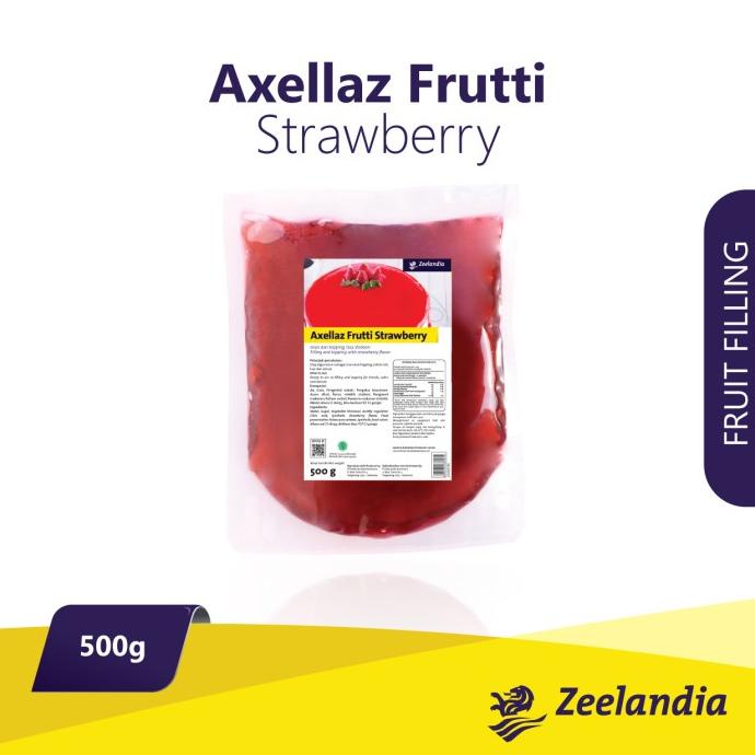 

Zeelandia AXELLAZ FRUTTI STRAWBERRY 500 Gr TERLARIS TERPERCAYA ORIGINAL