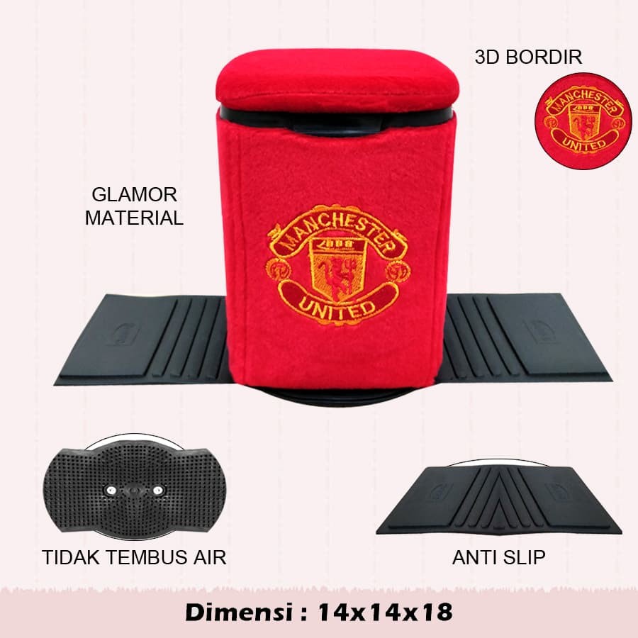 Tempat Sampah Mobil Mancester United , Aksesoris Mobil MU