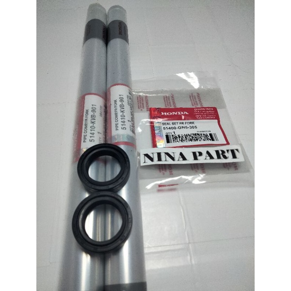 As Shock Depan (2pcs+Seal Shock) Honda Vario 110 Techno/Beat Scoopy Spacy Karbu (KVB)
