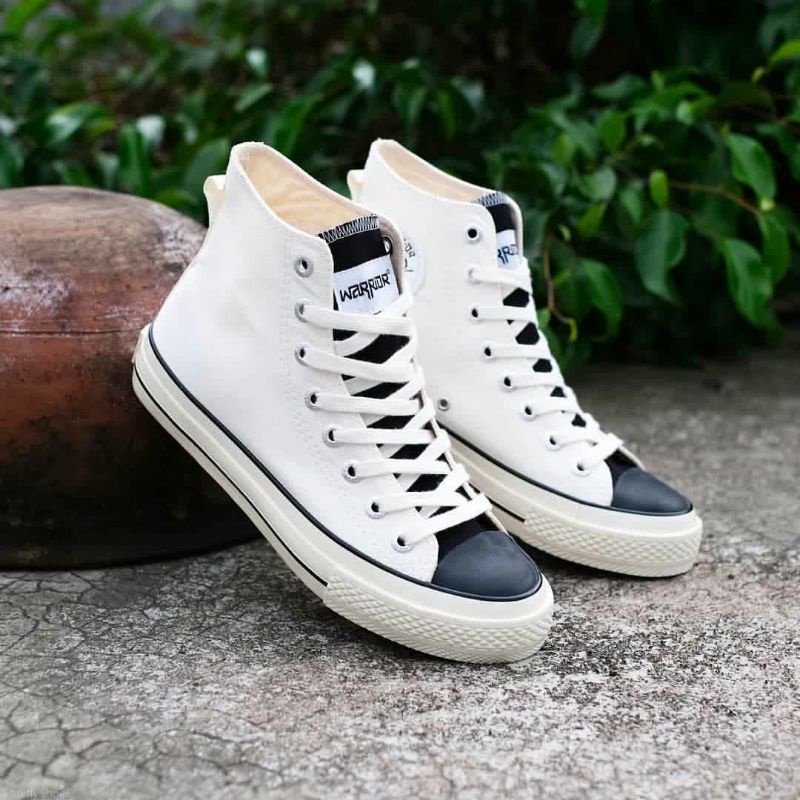 Warrior Poseidon Black White High Sepatu Warior Shoes Original