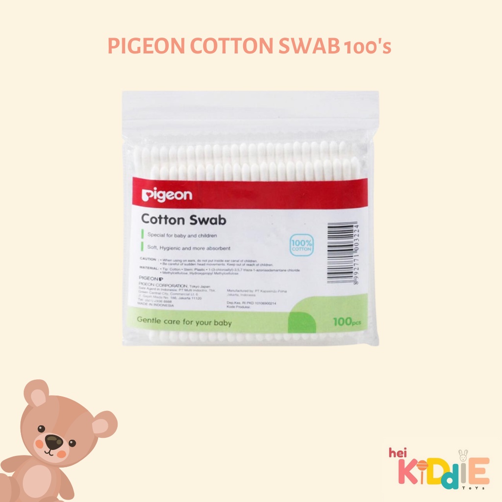 Pigeon Cotton Swab/ Cotton Swab Small tip 100 pc/ Cotton bud