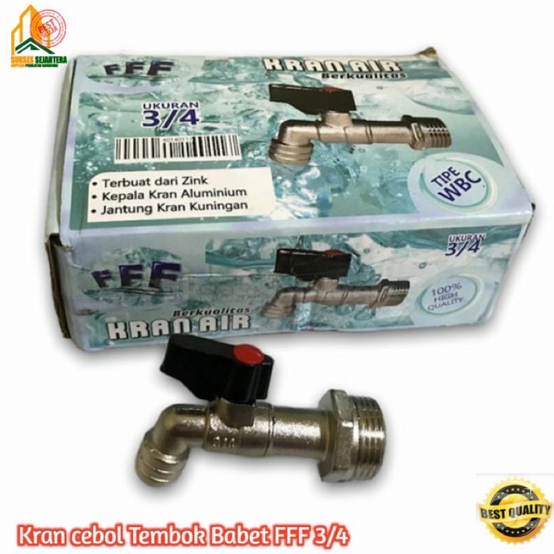 Kran Air Babet Stainless/Kran Cebol/Zinc Alloy Bibcock 3/4 Inch