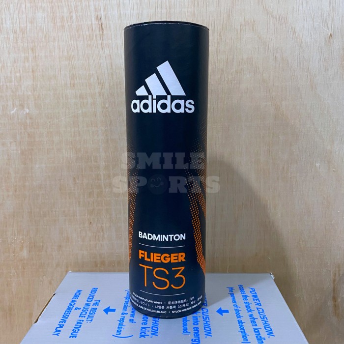 Kok Badminton Adidas Flieger TS3 Medium Speed Nylon Shuttlecock / Cock Plastik isi 6 Original