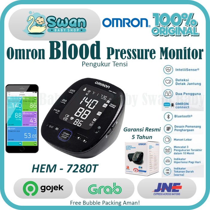 Omron HEM 7280T / Alat Tensi darah digital / Tensi Tensimeter Digital
