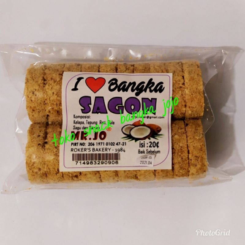 

Kue Sagon Khas Bangka isi 20pcs oleh oleh makanan snack cemilan asli jadul khas bangka