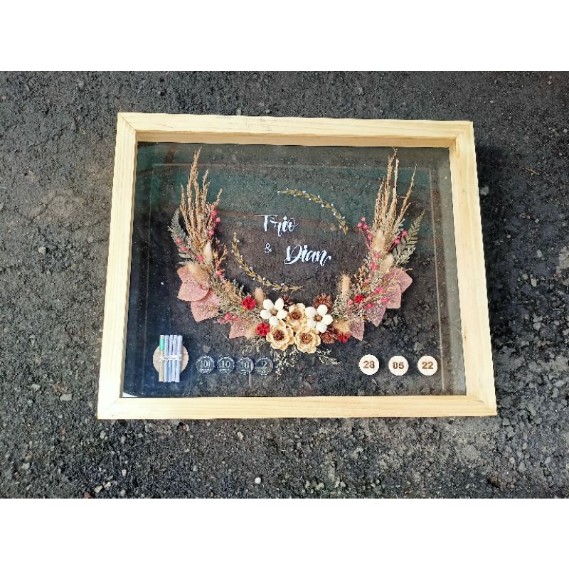 Mahar Murah Mahar Rustic Transparan Bingkai Mahar Pernikahan Premium Murah