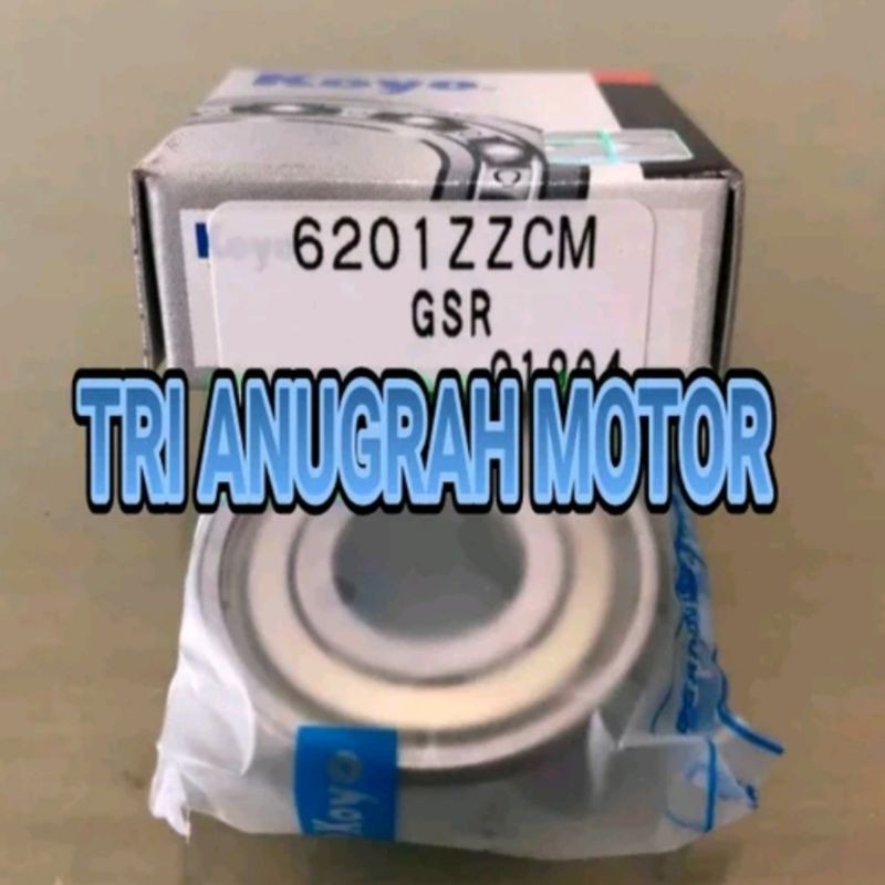 BALL BEARING 6201ZZ 6201 ZZ KOYO JAPAN