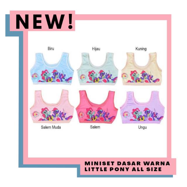 MINISET ANAK SD SMP / MINISET ANAK PEREMPUAN LITTLE PONY / MINISET REMAJA