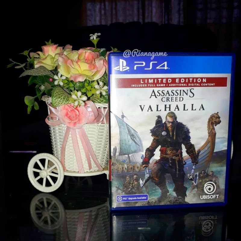 BD Kaset PS4 Assassin's Creed Valhalla Game Kaset PS4 Original Bekas Second AC Assassins Creed