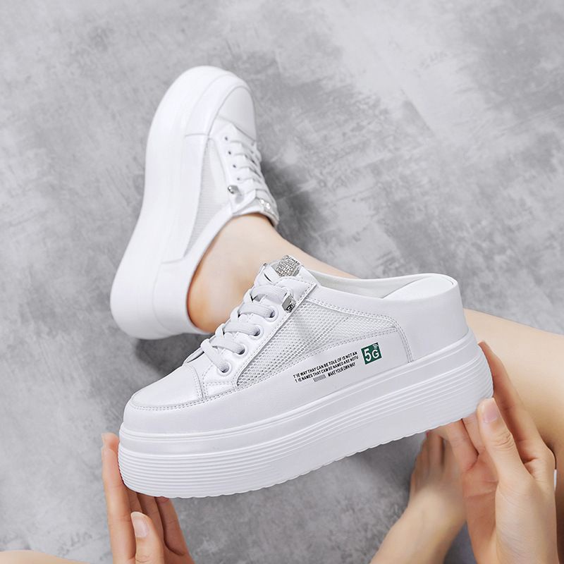 FD Sepatu Sendal Cewek Fashion Sepatu Sandal Hak Tinggi Wanita Putih Import Cantik DI-079