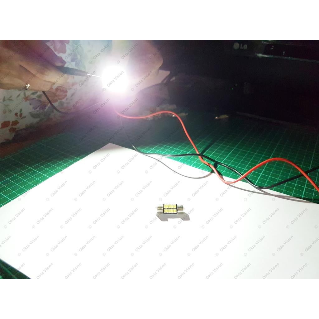 LED Plafon TV innova CX5 fortuner / Cabin / Kabin / Festoon TERANG 4 SMD 3030 28mm 31mm