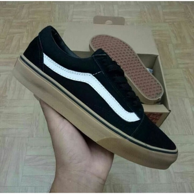SEPATU VANS OLD SCHOOL GUM, SEPATU VANS OLD SCHOOL CASUAL PRIA
