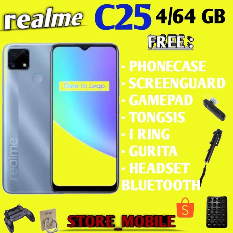 REALME C25 4/64 RAM 4GB ROM 64GB GARANSI RESMI