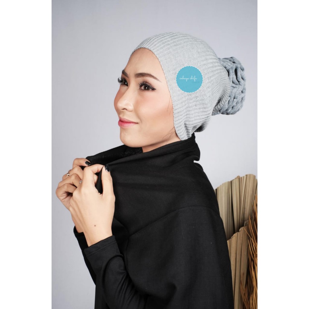 GROSIR inner hijab Ciput ratu rajut konde polos termurah
