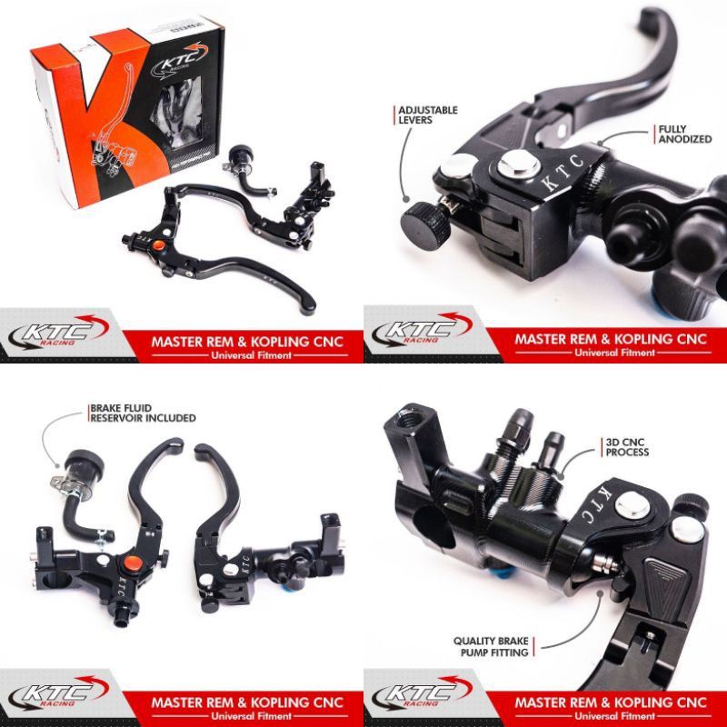 MASTER REM KTC KYTACO RACING Kanan Kiri Kopling Universal Original KTC 100% ORIGINAL