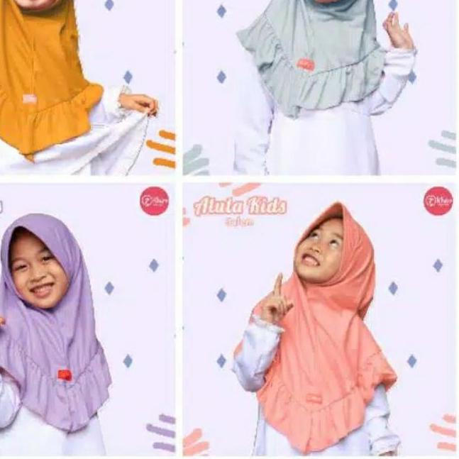 ALULA KIDS BY KHAYR MOSWEAR HIJAB KAOS HIJAB INSTAN ANAK