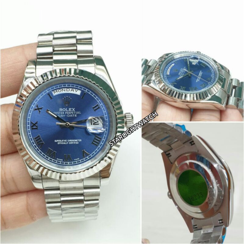 JAM TANGAN PRIA ROLEX DAY DATE AUTOMATIC KUALITAS ORIGINAL