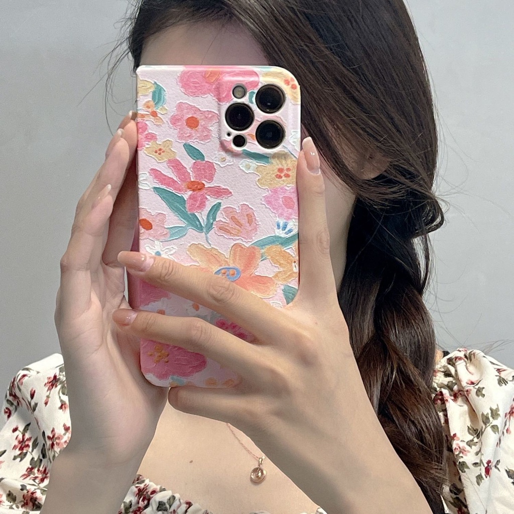 Flower Pattern Casing IPhone SE X XS  12 12promax 7 8Plus  XR XSMAX Cute 11 11pro 11promax Soft Silicone Phone Case Yhh8