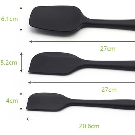 rubber spatula set 5pcs non sambungan with box