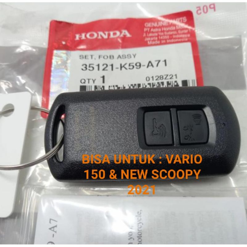 REMOTE REMOT NEW SCOOPY 2021 K2F VARIO 150 SET FOB ASSY ORIGINAL AHM