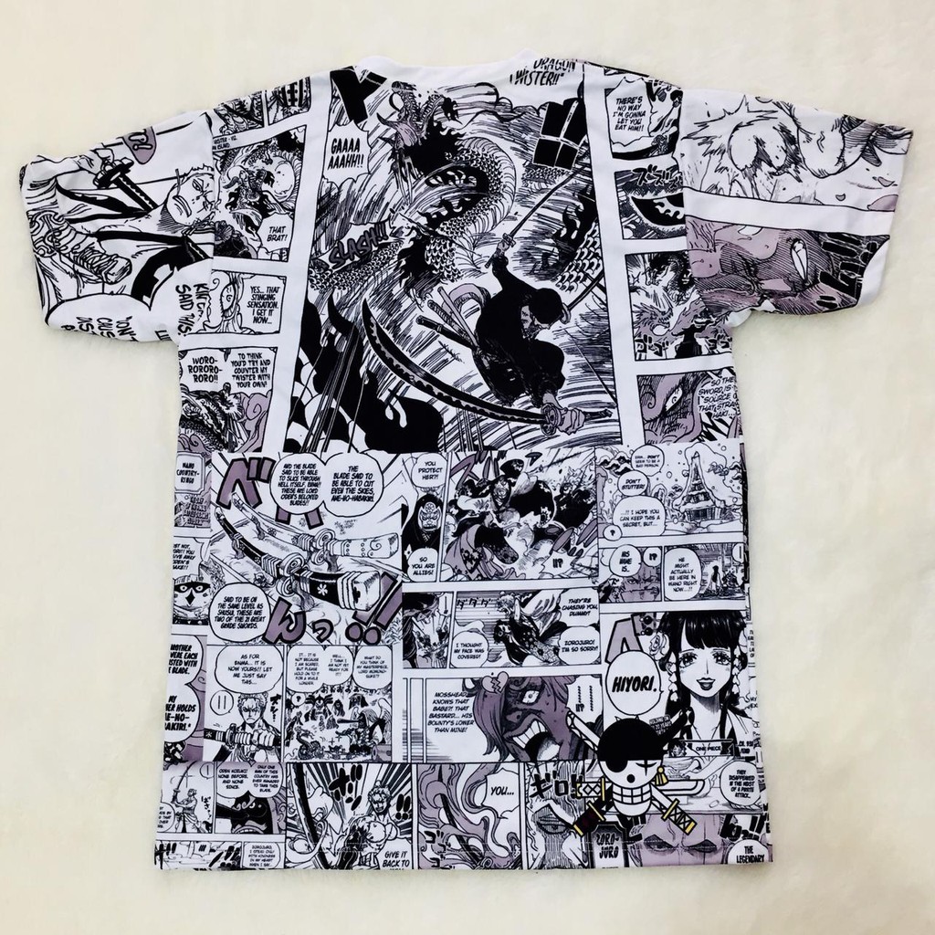 JERSEY ZOROJURO ENMA Fullprint Comics Anime One Piece Manga Premium