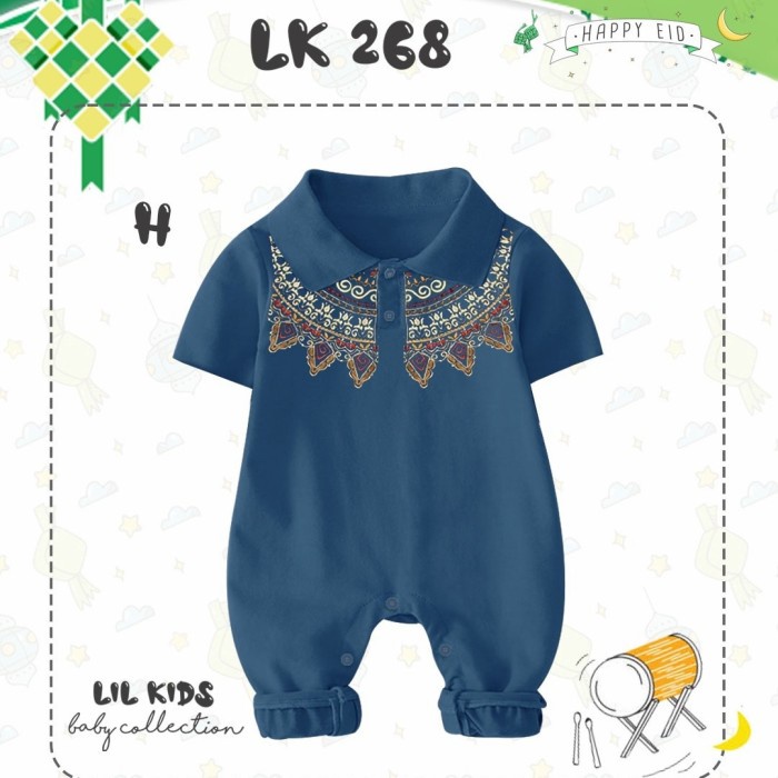 Little Kids Romper Baby Import Romper LK268 Overall Bayi baju muslim
