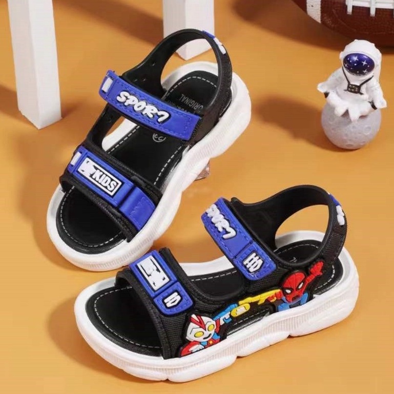 GLORYKIDZ SH2108N Sepatu Sendal Gunung Anak Import Sendal Anak Superhero Sepatu Sendal Anak Laki-laki Size 21-35